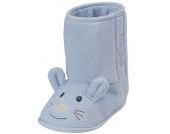 Playshoes Babyschuhe Maus gefttert Gr. 16/17 (Hellblau) [Babykleidung]